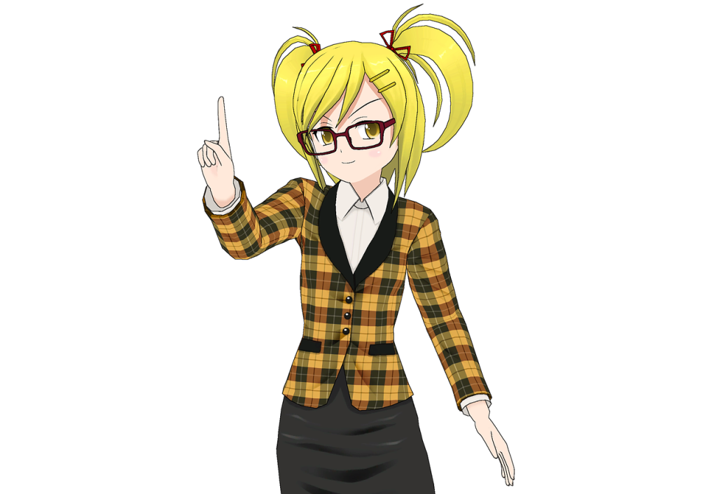 yellow hair